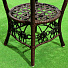 Мебель садовая Толедо, коричневая, стол, 55х55х58 см, 2 кресла, Y9-299 - фото 3