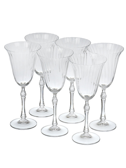 Бокал для вина, 250 мл, стекло, 6 шт, Bohemia, Parus Optic, БСС0424