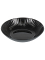Тарелка суповая, стекло, 20 см, круглая, Cottage Black, Luminarc, V2124