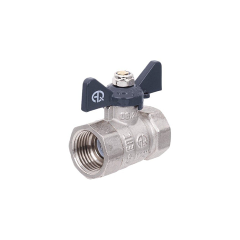 Кран для воды, 1/2", г-г, ручка-бабочка, AquaLink 1155