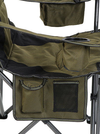 Кресло складное 100х60х110 см, Профи, полиэстер, ПВХ, 200 кг