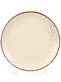 Тарелка обеденная, керамика, 24 см, круглая, OH!SPLASH, Domenik, DMD181, бежевая - фото 2