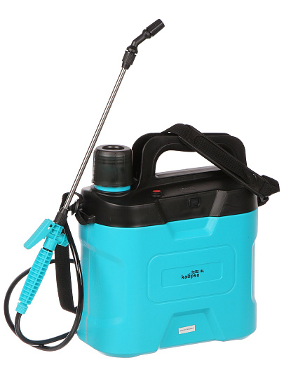 Опрыскиватель садовый аккумуляторный, Kalipso, 8 л, Li-ion, 2.5 А.ч, 3.7 В, пластик, KF-8C-1, синий