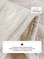 Покрывало евро, 240х260 см, 100% полиэстер, Silvano, Savanna, молочное - фото 4