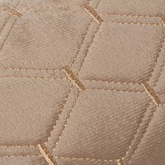 Подушка-подголовник 26х17, на сиденье, косточка, Nova Bright, 48106, бежевая