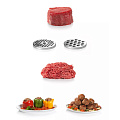 Мясорубка электрическая Bosch, MFW67600, 700 Вт, реверс, 3.5 кг/мин, 2 насадки - фото 3