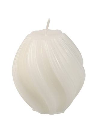 Свеча декоративная, 10.5х6.5 см, фигурная, молочная, парафин, А030156