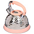 Чайник из нержавеющей стали Webber ВЕ-0542 розовый/сиреневый со свистком, 3 л - фото 4