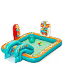 Игровой центр-бассейн Bestway, 193х152х74 см, Retro Groove Play, 53164, 189 л, пляжный мяч, 5 мячей, ремкомплект