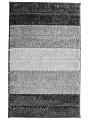 Коврик для ванной, антискользящий, 0.5х0.8 м, микрофибра, темно-серый, Y4-9953, полосатый - фото 3