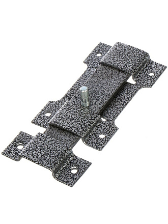 Засов накладной, ригель квадратный, Делга, 84813, серебро