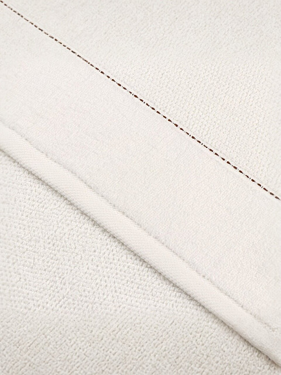 Полотенце банное 50х90 см, 100% хлопок, 470 г/м2, Амур, Silvano, белое, Узбекистан