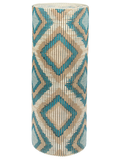 Коврик для ванной, антискользящий, 0.65х15 м, вспененный ПВХ, Вилина, 106BG