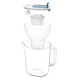 Фильтр-кувшин Brita, Style MX+ Led, для холодной воды, 3.6 л, синий, 1026697 - фото 2