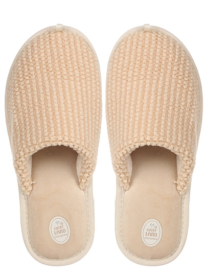 Тапки для женщин, полиэстер, в ассортименте, р. 36, закрытые, Lucky Land, 5094W-PVC-C