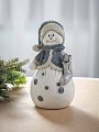 Фигурка декоративная полистоун, Снеговичок, 8х6х15.5 см, A020234