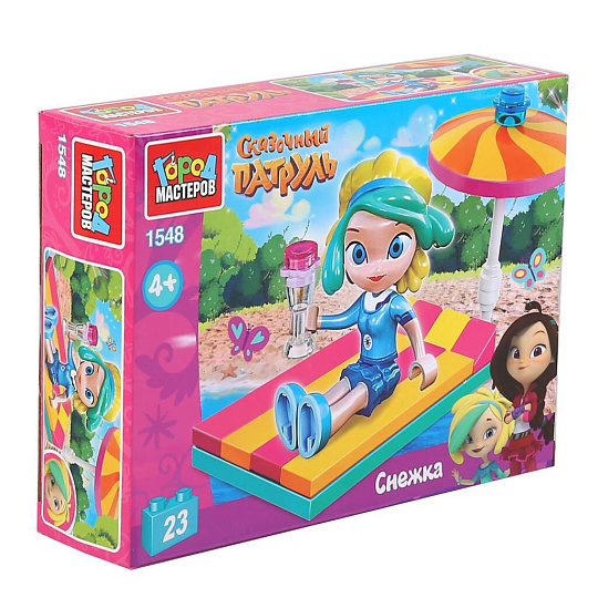 Конструктор Город Мастеров, Сказочный патруль: Снежка на пляже, 3-5 лет, 23 детали, 1548-AA