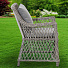 Мебель садовая Green Days, Форео, серая, стол, 122х122х75 см, 4 кресла, подушка серая, CYH162W-1 - фото 12
