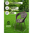 Мебель садовая Green Days, серая, стол, 55х55х60 см, 2 стула, 150 кг, HYB2123 - фото 15