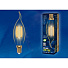 Лампа светодиодная E14, 5 Вт, 40 Вт, 230 В, свеча на ветру, нитевидная, свет теплый белый, Uniel, Vintage, золотистая колба - фото 2