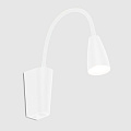 Светильник бра General Lighting Systems, Поэма, 50 Вт, GU10, на 1 лампочку, IP20, 5.5х4 см, на гибком основании, белый, 661942 - фото 2