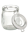 Банка для сыпучих продуктов, стекло, 0.75 л, 8.5х8.5х14.5 см, с крышкой, с бугельным замком, Страйп, Y4-9023 - фото 9