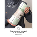 Плед 1.5-спальный, 130х170 см, флис, 100% полиэстер, Silvano, Клетка, зеленая клетка - фото 11