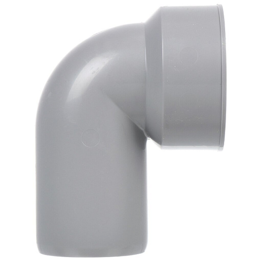 Уголок канализационный 50 мм, 90 °, РосТурПласт, внутренний, полипропилен