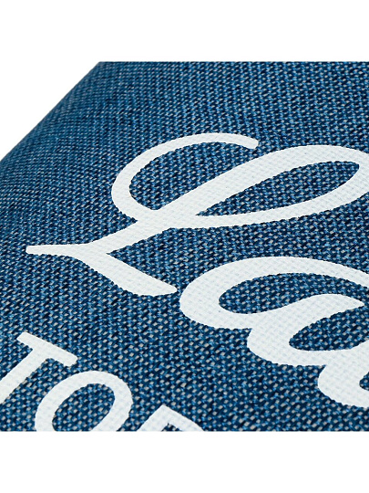 Корзина для белья, 40х50 см, цилиндрическая, полиэстер, синяя, Y6-6565