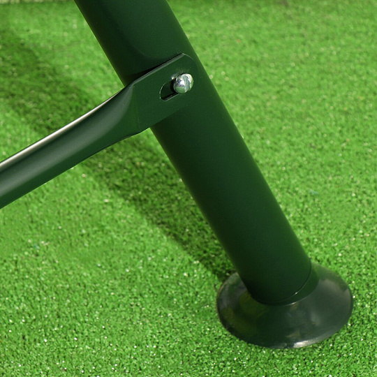 Качели садовые 3-местные, 240х138х160 см, 210 кг, Olsa, Рица, желтые, листья, с1114, металл