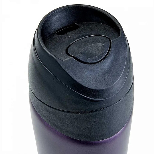 Термокружка нержавеющая сталь, 0.48 л, Alpenkok, колба нержавеющая сталь, фиолетовая, AK-04803A