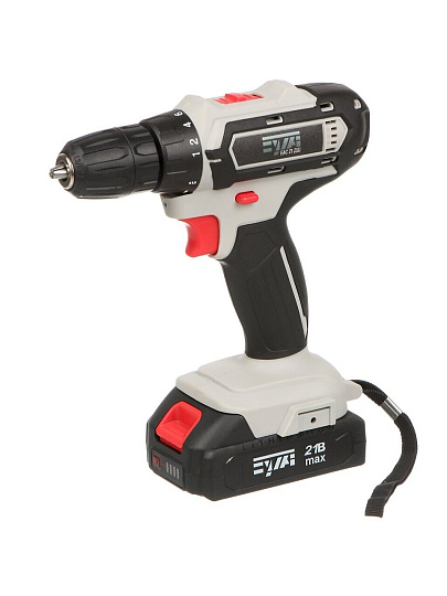 Дрель-шуруповерт аккумуляторный, Булат, ЕАС 21 ДШ, 21 В, быстрозажим патрон, кейс, 250121421