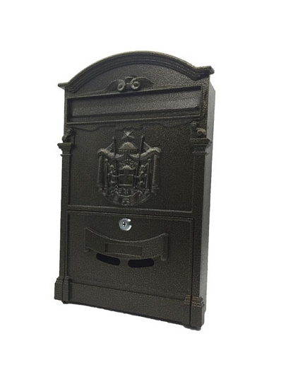 Ящик почтовый с замком, Olimp, MB-01, 07-001.017, антик бронза