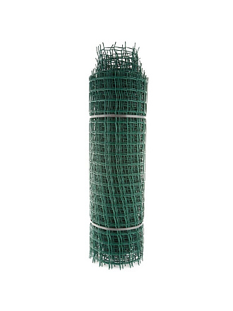 Сетка садовая пластмасса, 50х50 мм, квадратная, 100х2000 см, зеленая, Профи, 0Р-00019465