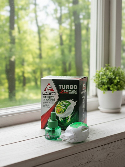 Инс.Раптор Комплект (прибор + жидкость от комаров 40 ночей) TURBO
