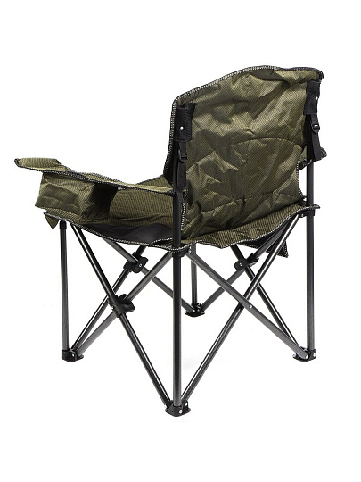 Кресло складное 100х60х110 см, Проф, ткань, со спинкой, 200 кг, DS-C02