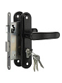 Замок врезной Абсолют, ЗВ4-3/03, БП-00013521, ручка в комплекте, цилиндровый, черный