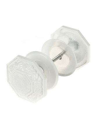 Ручка Строммашина, РД-1, 08-Ш-001, белая, металл