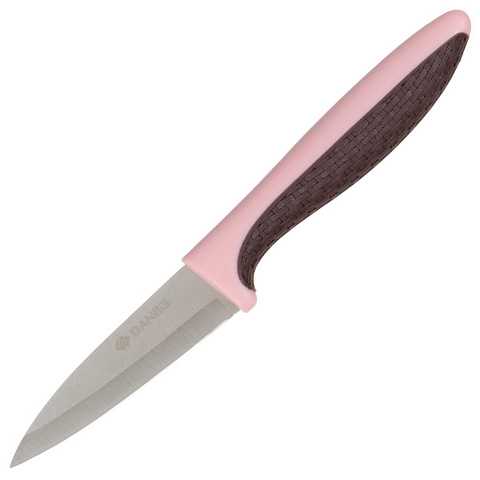 Нож кухонный Daniks, Savory, для овощей, нержавеющая сталь, 9 см, рукоятка пластик, JA20206748-5