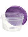 Банка для сыпучих продуктов, пластик, 0.7 л, 12.5х12.5х8.9 см, с крышкой, Полимербыт, Lavender, 435774400 - фото 3