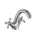 Смеситель для раковины, Decoroom, с кран-буксой, хром, DR54011