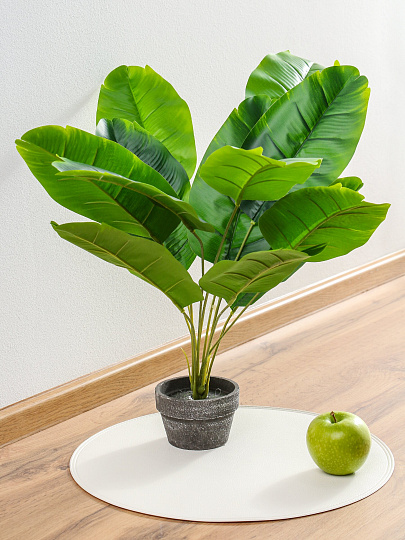 Цветок искусственный декоративный Стрелиция в кашпо, 47 см, Y4-11112