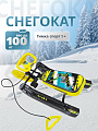 Снегокат Nika, Тимка спорт 1+, ТС1+/WS, Winter sport, черный каркас