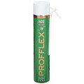 Пена монтажная Profflex, Green Standard 50, бытовая, 750 мл, 500 г, всесезонная, 70213