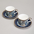 Набор чайный фарфор, 4 предмета, на 2 персоны, 300 мл, Lefard, Art Collection, 590-686