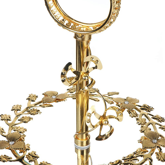 Ваза для конфет, 2 яруса, стекло, на ножке, 34 см, Mayer &amp; Boch, Ванесса-премиум, 30422