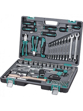 Набор слесарных инструментов Stels, 14111, сталь, кейс, 98 предметов
