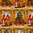 Бумага подарочная Дед Мороз и зайчики 75190, 100х70 см - фото 2