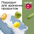 Контейнер для хранения, 26 л, 43.3х29.8х30.7 см, с крышкой, прозрачный, Verde, Leon, 36765 - фото 4