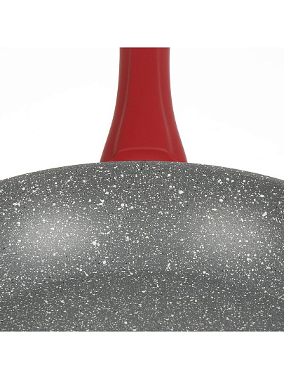 Сковорода алюминий, 28 см, антипригарное покрытие, Moulin villa, Raspberry, индукция, RSB-28-I